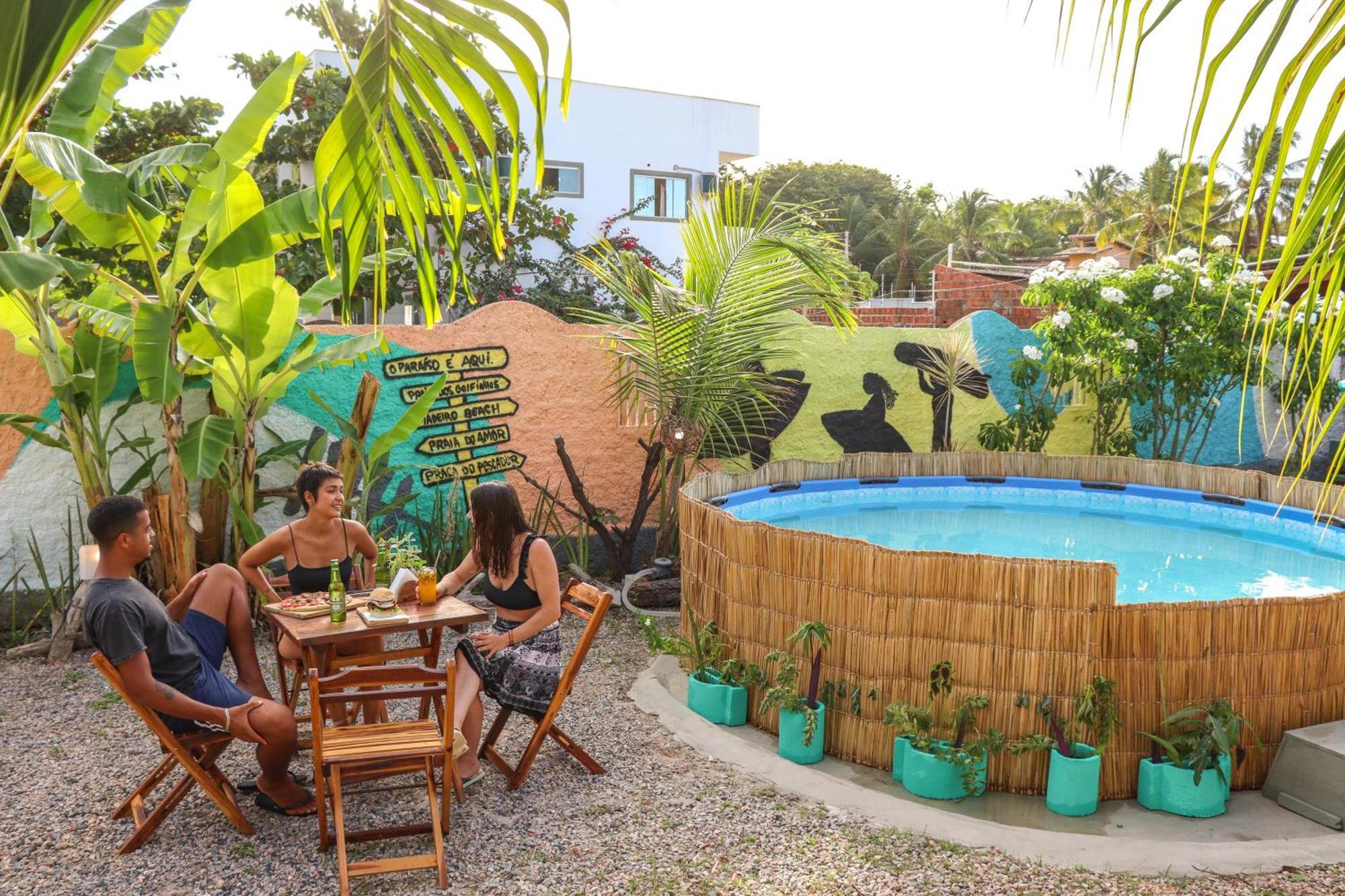 Back To The Beach Hostel - Pipa Praia de Pipa Exterior foto